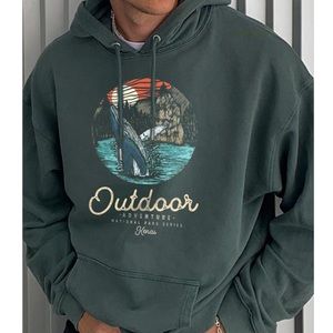 Outdoor Adventure Whale Hoodie